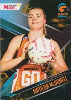 2019 Tap 'N' Play Suncorp Super Netball #20 Matilda McDonell Front